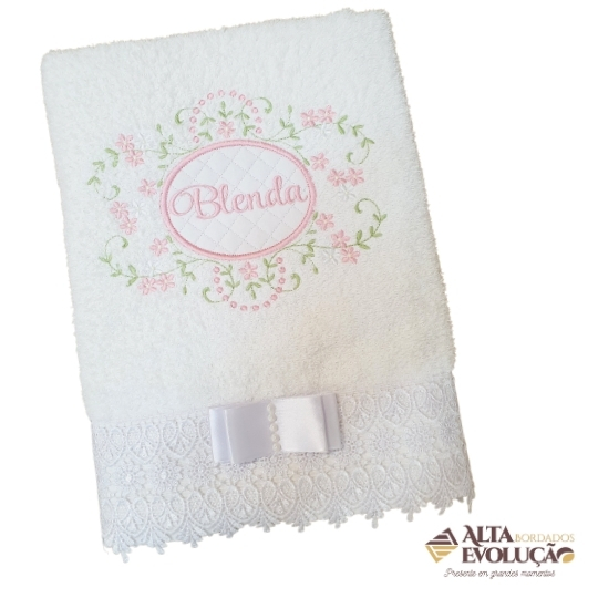 Toalha Banhão Bordada