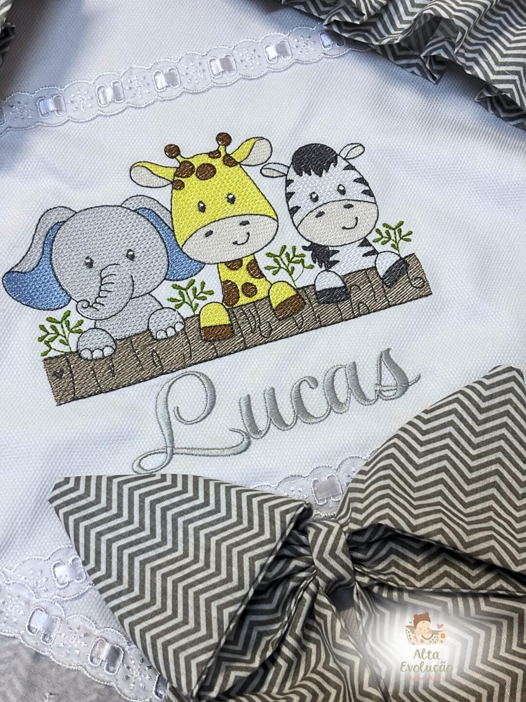 Kit Safari na Cerca Cinza 6 peças - Imagem 3